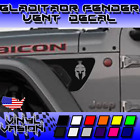Gladiator Fender Vent Decals For Jeep Gladiator Rubicon JL 2018 - 2024