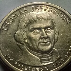 2007-P Thomas Jefferson Presidential Dollar Coin - BU