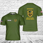 Custom Name US Army Green Beret Special Forces 3D T-Shirt For Mens Dad FREE SHIP