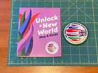 2019 World Scout Jamboree OFFICIAL SCOUTS Patch with MAP in English ~ Mint