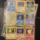 Pokemon Collection Vintage WoTC Mix Lot of Cards Holos w/ Binder Pages