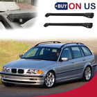 To fits  BMW 3 Series E46 Touring 1999-2005 Cross Bars  Roof Rack Black Set