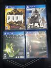 New ListingPlayStation 4 Game Lot Of 4 Games . Tested And working ( One Case Is Broken)