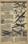 1956 PAPER AD Wen Mac Gas Airplane Turbojet Aeromite Jim Walker Toy Desk Phones