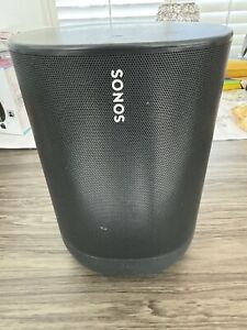 Sonos Move Smart Portable WiFi & Bluetooth Speaker S17 Black With Charging base