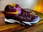 Size 11.5 - Nike LeBron Zoom Soldier 8 Maroon + Gold