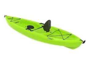 New ListingLifetime 90534 Tioga 100 Sit-On-Top Kayak (Paddle Included) – Lime Green