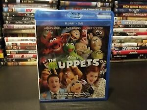 The Muppets (Blu Ray + DVD) Disney Comedy Jason Segel Amy Adams 2012 2 Disc Set