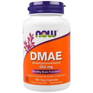 Now Foods, (2 Pack) DMAE, 250 mg, 100 Veggie Caps
