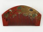 Antique Kyoto Geisha Japanese Nihongami Comb Kushi-Kanzashi Hair Ornament May18D