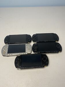 Lot of 6 Sony PSP 1000 + 2000 Handheld Consoles -- As Is / For Parts or Repair