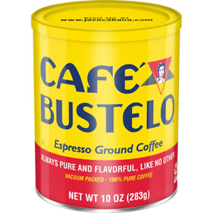 Caf Bustelo Espresso Ground Coffee Dark Roast 36-Ounce & 10 oz Dark Roast Cofee