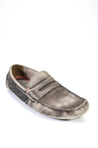 Andrew Marc Men's Slip On Loafers Flats Shoes Gray Size 10