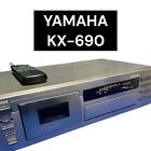 New Listing[Working] Yamaha KX-690 3 Head Closed loop auto calibration Stereo Cassette Deck