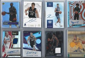 *13 BASKETBALL AUTOS GAME USED JERSEYS RELICS PATCHES CARD LOT*