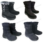 New Women's Winter Boots Fur Lined Insulated Waterproof Zipper Ski Snow Shoes