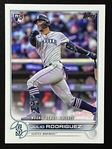 New ListingJULIO RODRIGUEZ / 2022 Topps Update RC Rookie Debut Card #US97 Seattle Mariners