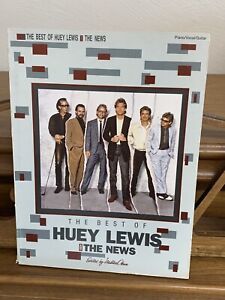 The Best of Huey Lewis and the News sheet music songbook 1987 piano/vocal/guitar