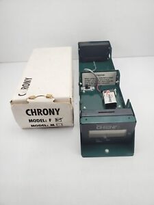Shooting Chrony Chronograph Model F-1 Green Not Working Parts Only