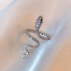 Snake Shape Ring Women Silver Fashion Jewelry Ring Gift