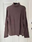 A|X Armani Exchange Men’s Chunky Ribbed Knit Turtleneck Sweater - Large