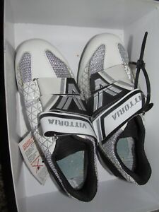 Vittoria Diamond MTB Road Cycling Shoes White 37/6 NWT, 480G/17OZ