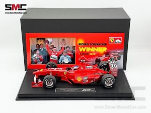GP REPLICAS 1:18 Ferrari F1 F399 Michael Schumacher Monaco Winner 1999 w Decal