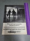 Hertz Car Rental Print Ad 1963