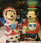 Disney Santa's Best Mickey and Minnie Mouse Christmas Blow Molds 33 1/2