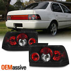 Fits 93-97 Toyota Corolla Black Altezza Tail Brake Lights Lamps Pair Left+Right (For: Toyota Corolla)