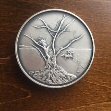 Salvador Dali Asher Tribes of Israel Medal .999 Pure Silver Medallion 85.2g 3oz