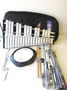 Yamaha Xylophone Spk 275 32-Key Instrument w/ Rolling Case , Stands, Drum Head