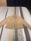 Vintage Levi's Suede Trucker Jacket Large Collectors Item Made In USA