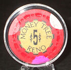 (1) $5. Money Tree Casino Chip - 1970s- Reno, Nevada 💥💥💥💥💥💥💥💥💥💥💥💥💥