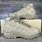 Merrell Men's Moab Velocity Mid Waterproof TOUGHFRAME Beige Tactical Boots Shoes