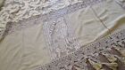 Heavenly Antique French Very Long Curtain. Belle Epoque. Parisienne. Muslin Lace