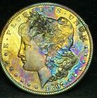 1897 S- Toning Color  Morgan Dollar  Toned - 90% Silver#419