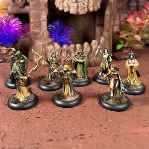 Painted Cultists Lot of 8 Reaper Miniatures Bones