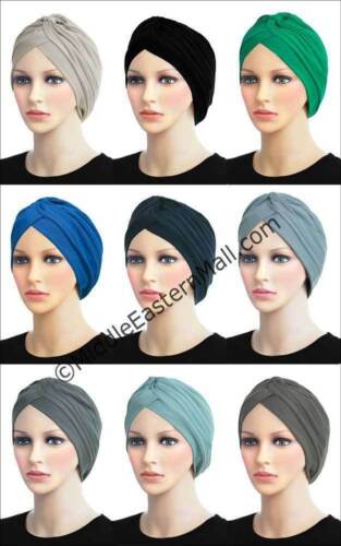 High Quality Cotton Classic Turban Hijab Hair Loss Chemo Hat Cancer Patient
