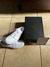 Size 11.5 - Nike Air Jordan 1 Low Triple White Golf Shoes