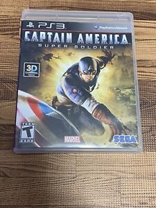 Captain America: Super Soldier (Sony PlayStation 3, 2011)Complete w/Manual Mint!