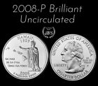 2008 P Hawaii Statehood Quarter Brilliant Uncirculated from US Mint Roll *JB's*
