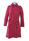 J. Crew Nello Gori Womens Trench Coat Red Wool Blend Double Breasted  Size XS