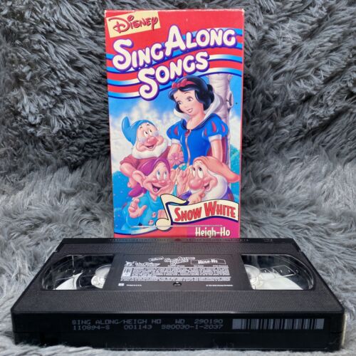 Walt Disney Sing Along Songs VHS Snow White: Heigh-Ho & More Classic Cartoon