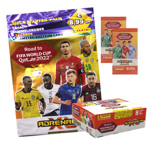 Panini Road to World Cup Qatar 2022 Adrenalyn XL Display, Starter, Booster, Tins
