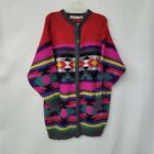Commander Vintage Sweater Womens 44/US12 (L) Retro Long Sleeve Cardigan Duster