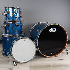 DW Drum Workshop Contemporary Classic 5-Pc Drum Kit, Blue Glass, 22/10/12/16/14