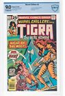 🔥 Marvel Chillers #6 CBCS 9.0 Tigra Red-Wolf & Super-Skrull-App 1976 OW-W cgc