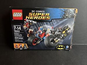 Lego DC Batman Gotham City Cycle Chase 76053 Harley Quinn Retired Suicide Squad