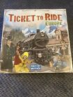 Ticket to Ride: Europe Board Game Pre-Owned COMPLETE 2015 Days of Wonder Ages 8+